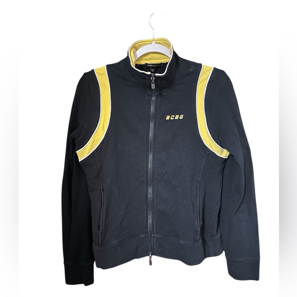 BCBG Y2K Zip Front Track Jacket Size L